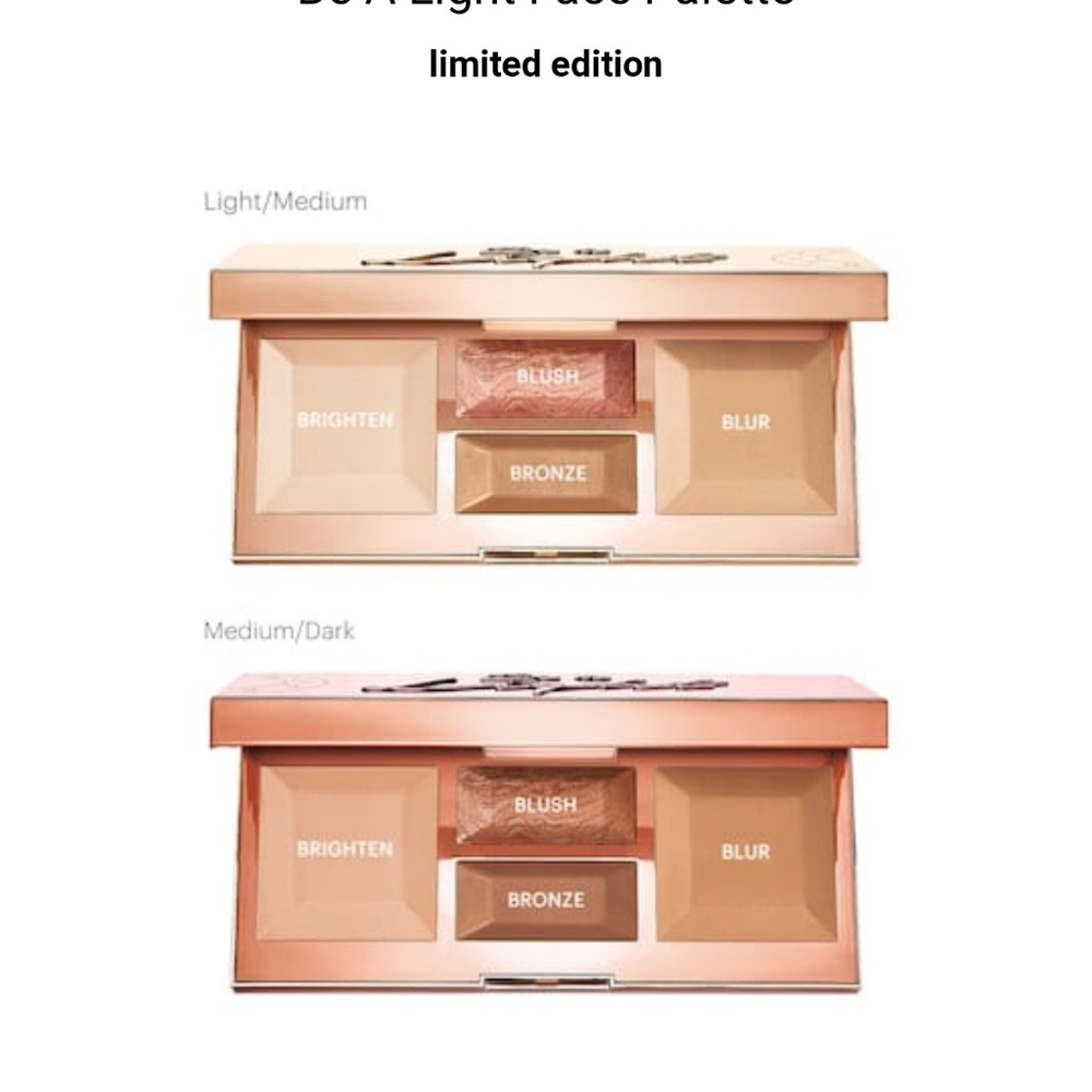Be a light face palette becca special edition